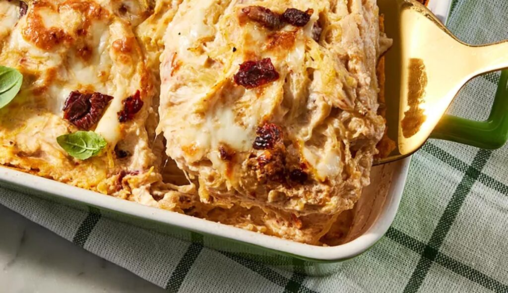 Chicken & Spaghetti Squash Casserole