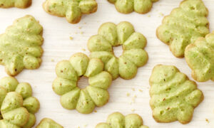 Pistachio Spritz Cookies