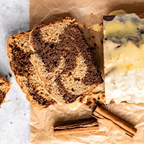 Orange Gingerbread Swirl Loaf