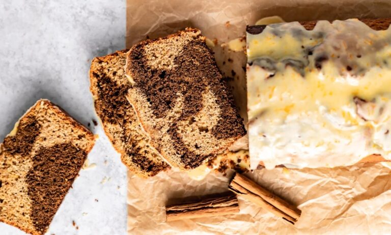 Orange Gingerbread Swirl Loaf
