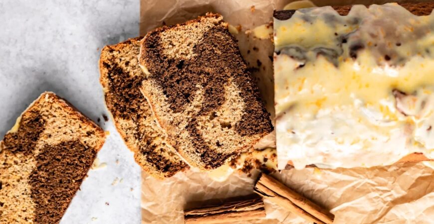 Orange Gingerbread Swirl Loaf