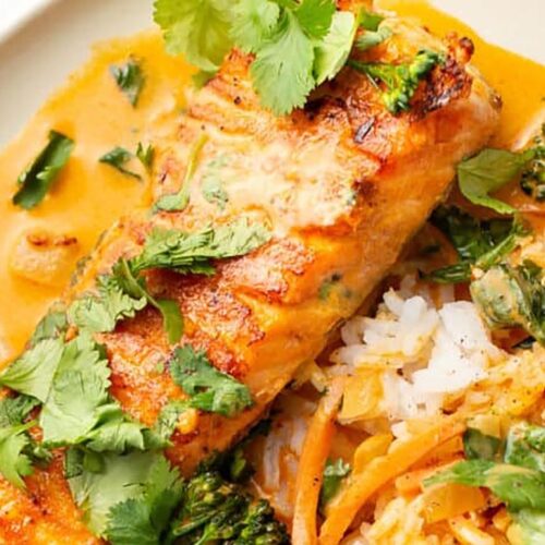 Salmon Coconut Curry