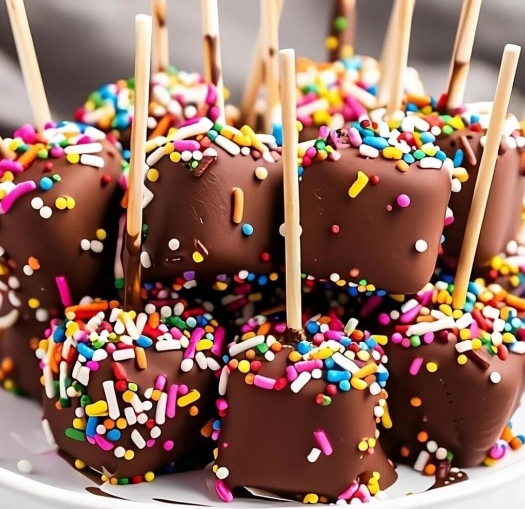 Chocolate-Covered Marshmallows
