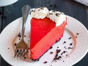 No-Bake Red Velvet Cheesecake