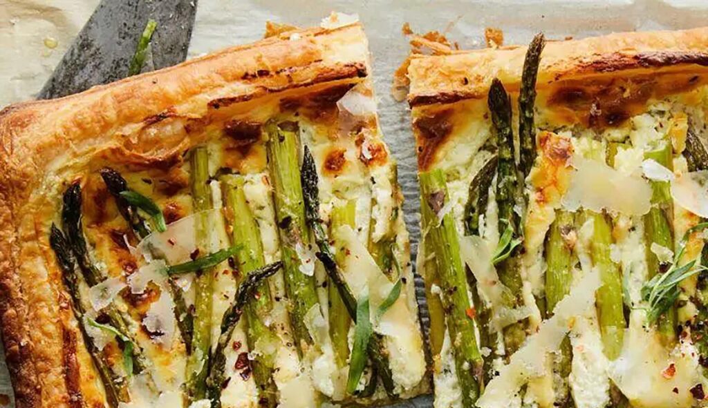 Asparagus and Goat Cheese Tart