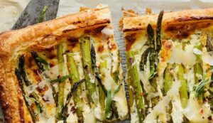 Asparagus and Goat Cheese Tart