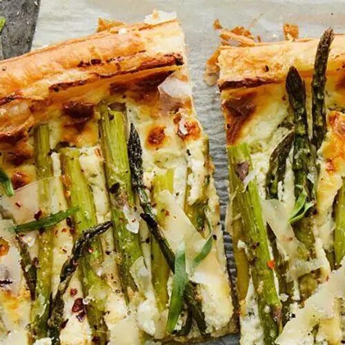 Asparagus and Goat Cheese Tart