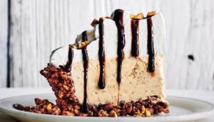 No-Bake Peanut Butter-Fudge Ice-Cream Pie Recipe No-Bake Peanut Butter-Fudge Ice-Cream Pie Recipe