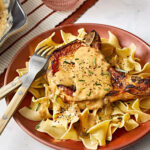 Pork Chops with Dijon-Buttermilk Sauce