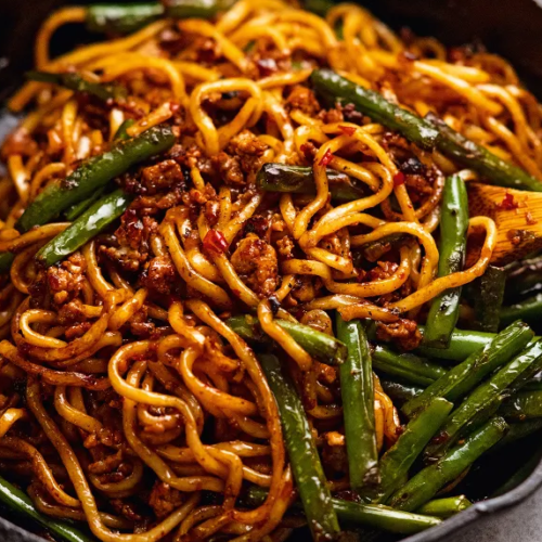 Spicy Sichuan Pork Noodles