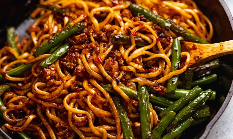 Spicy Sichuan Pork Noodles