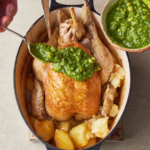 Pot Roast Chicken with Fondant Potatoes