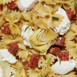 Salami, Artichoke and Ricotta Pasta Salad