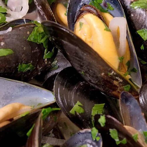 Steamed Mussels